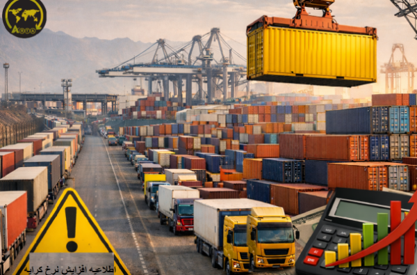 اطلاعیه افزایش نرخ کرایه حمل 1404/11/14